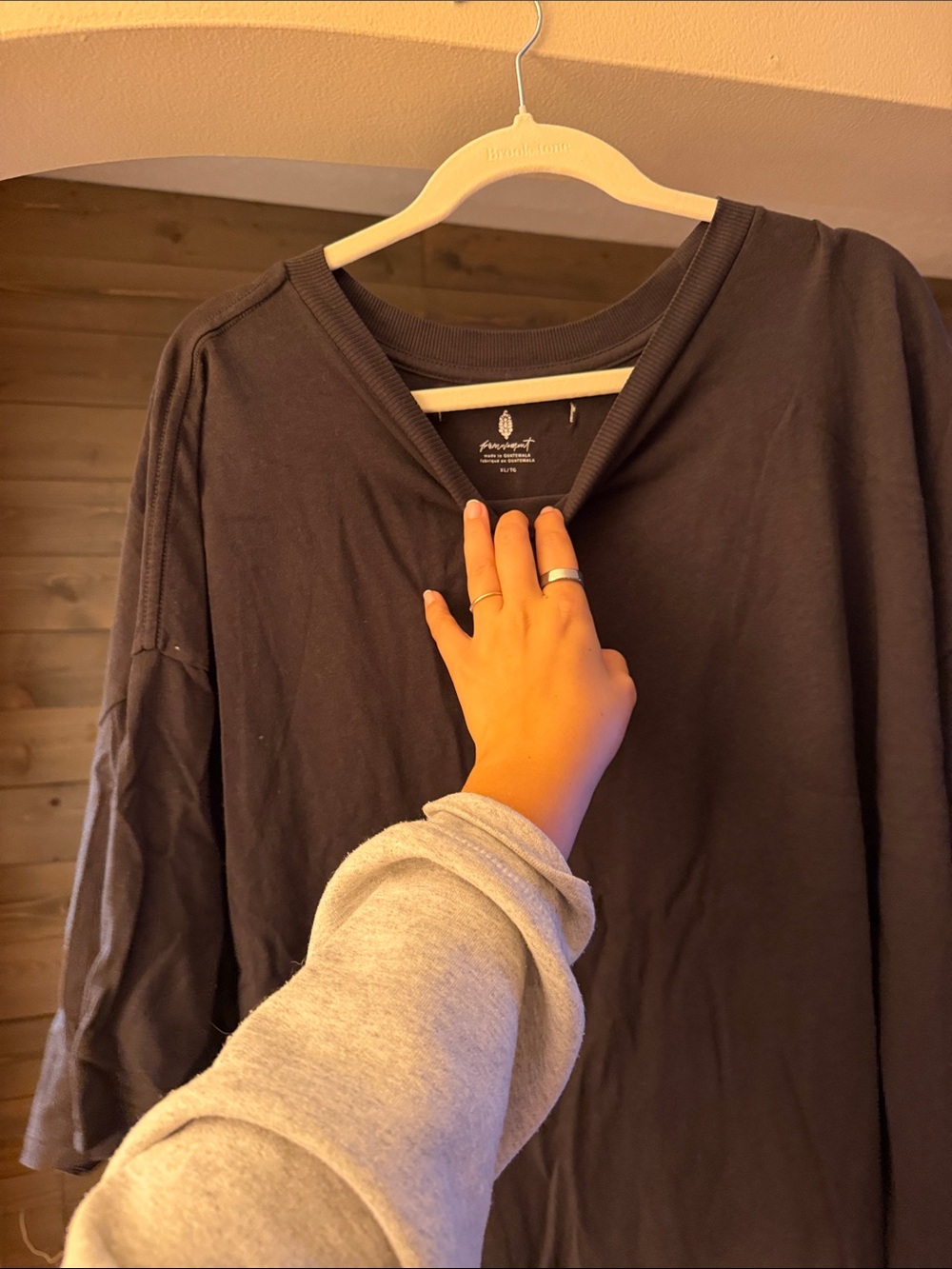 FP Movement by Free People Black Short Sleeve Tee